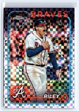 Austin Riley Base Topps Chrome - X-Fractors 84 NM
