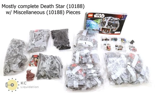 Lego 10188 Star Wars Death Star (Mostly Complete Set) - Read