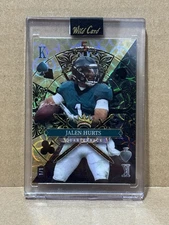 Jalen Hurts 1/1 Diagonal 2024 Wild Card Stacked Deck Jackpot Philadelphia Eagles