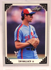 1991 Leaf - Tim Wallach #388 - CRIMPED, Rare 1/1 Misprint with uniform Crimp!
