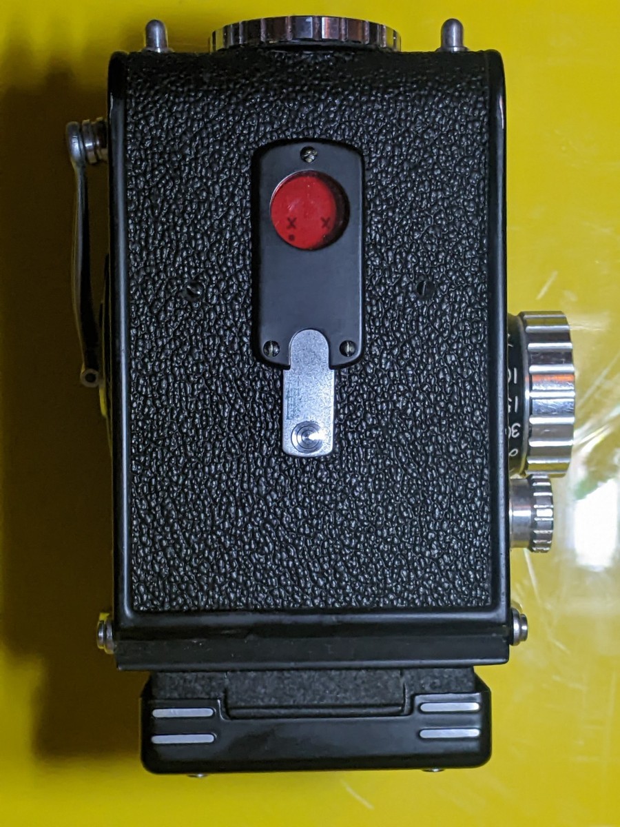 Vintage Sawyers Mark IV 127 4x4cm Camera w/ Topcor 6cm f/2.8 TLR