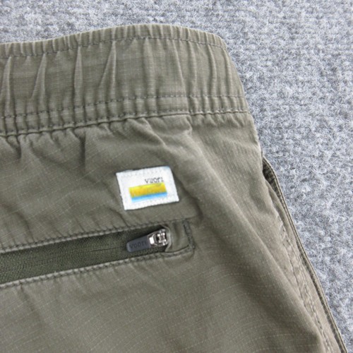 Vuori Hose Herren oliv Ripstop Climber Gummibund Kordelzug Reißverschlusstaschen - Bild 10 von 12
