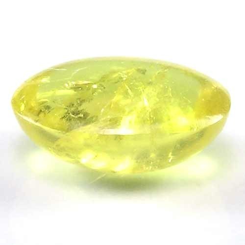 PLEASURABLE NATURAL MADAGASCAR AMBER YELLOW COLOR LONDONITE - OVAL CABOCHON - Bild 3 von 3