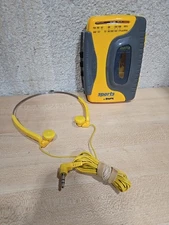 Vintage GPX Sports AM/FM Cassette Stereo Turbo Headphones C3202D walkman WORKING