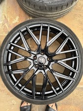 8.5 and 9x20inch 5x112 ET45 Fox Racing BMA (Gloss Black) Alloy Wheels