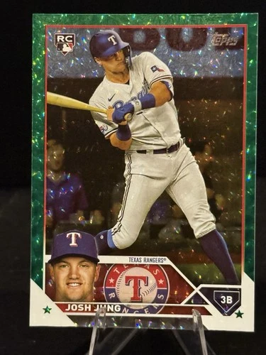 🔥 2023 TOPPS GREEN FOIL JOSH JUNG RC /499 #529 🔥