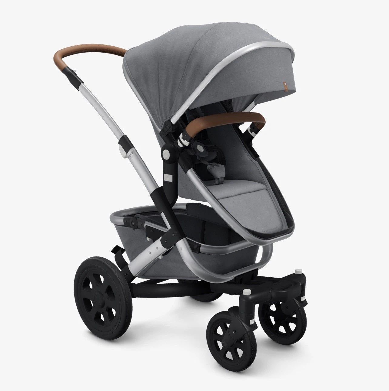 Joolz Geo2 Push Chair Pram Buggy, XL Basket, Lower & Upper Cot Gorgeous Grey