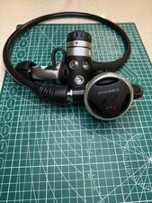 Oceanic DX4/GT3 Scuba Diving Regulator- Adjustable and Balanced w/ Swivel Hose