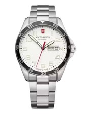 Reloj Victorinox Swiss Army 241850 para hombre Fieldforce esfera blanca 42 mm precio de venta sugerido por el fabricante 600 USD