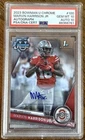 MARVIN HARRISON JR 2023 1st BOWMAN U CHROME AUTO SP RC #100 PSA 10 AUTO 10 READ
