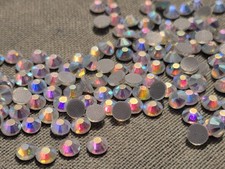 2540 CRYSTAL AB HOTFIX Flatback rhinestones 20ss 4.8mm DMC