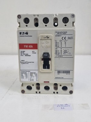 Eaton Cutler-Hammer FWF3100VL 100 AMP 690 V 3 Pole FW 40K Leistungsschalter