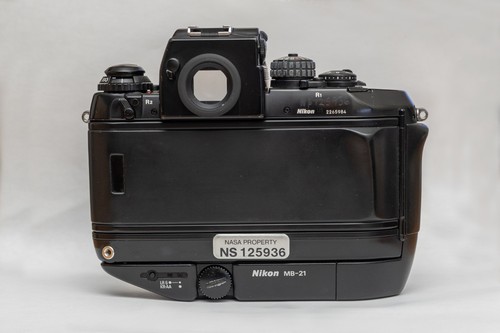 NASA Nikon F4s Film Camera Body! NASA PROPERTY DECAL!