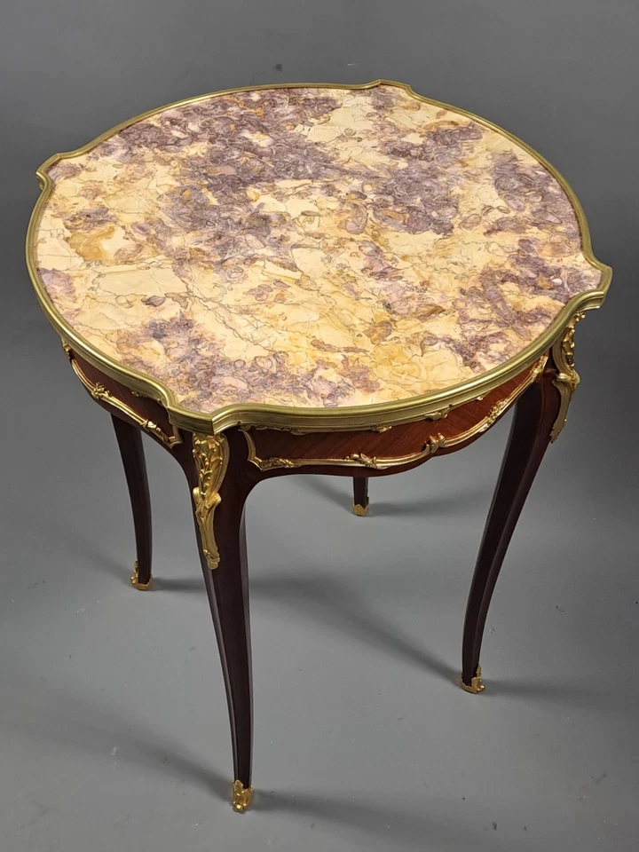 Guéridon de style Louis XV - Photo 3/4