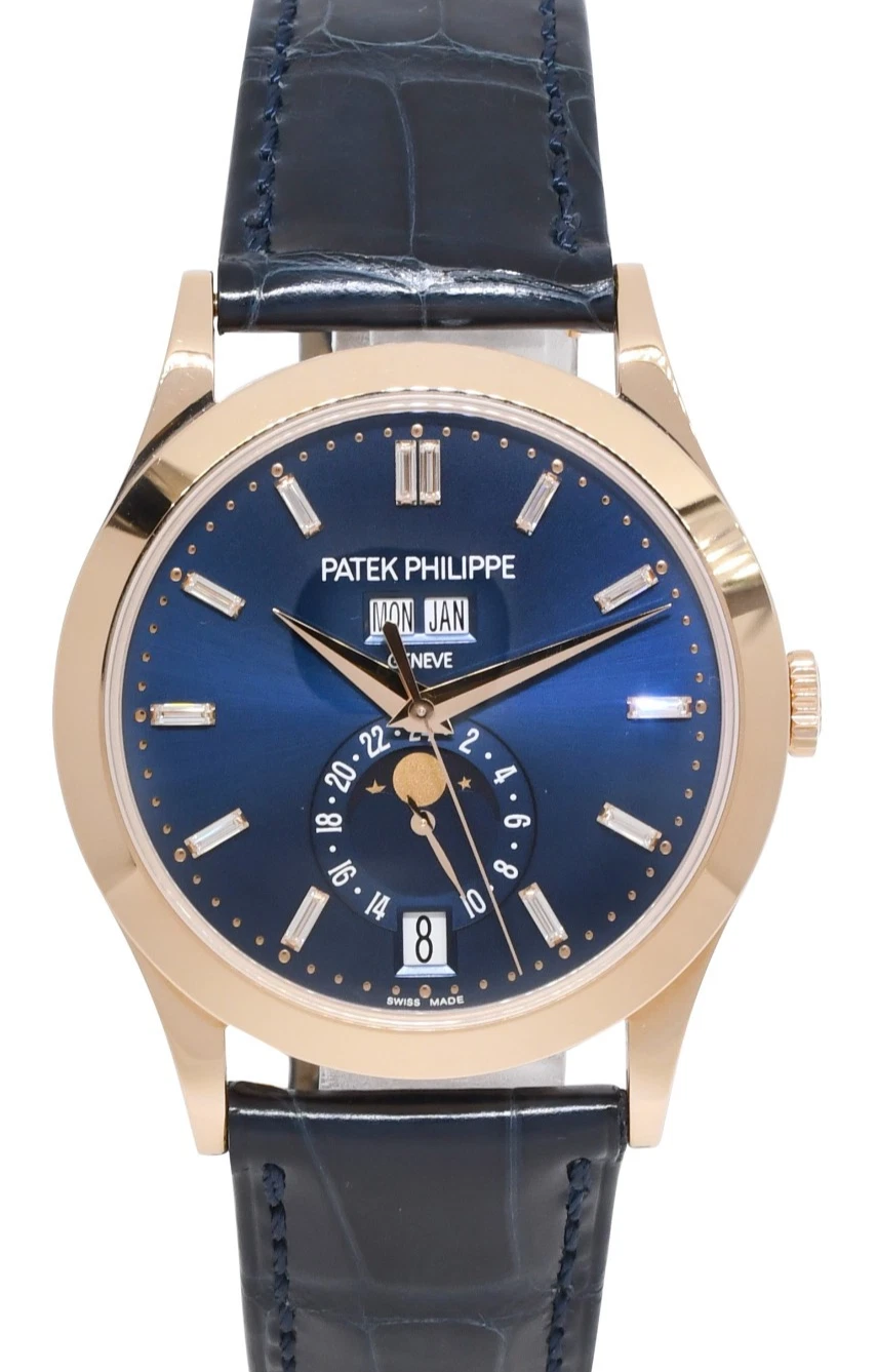 Patek Philippe — Patek Philippe Annual Calendar 5396 18k Rose Gold Diamond Watch B/P '24 5396R