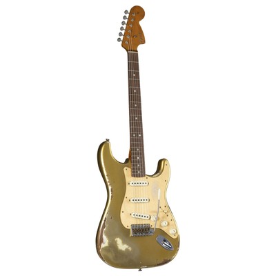Fender LTD Roasted Bighead Strat SHRL Super Faded Aged Aztec Gold #CZ566889 -
