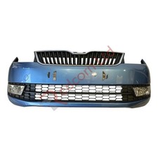 SKODA RAPID NH ELEGANCE 2012-2017 BUMPER FRONT BLUE