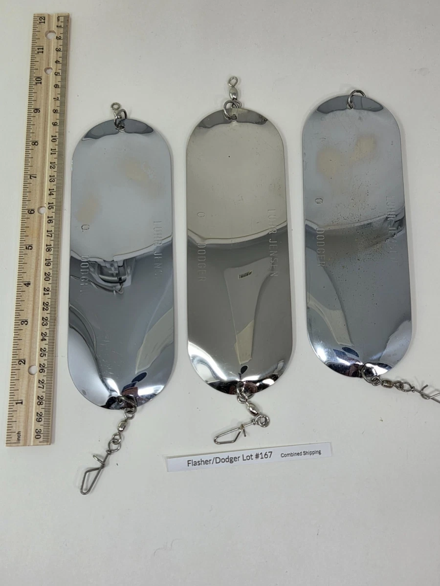Flasher De Traîne Luhr Jensen – Harring Dodger Taille 2 – Bande Rouge Brillante – Neuf USA