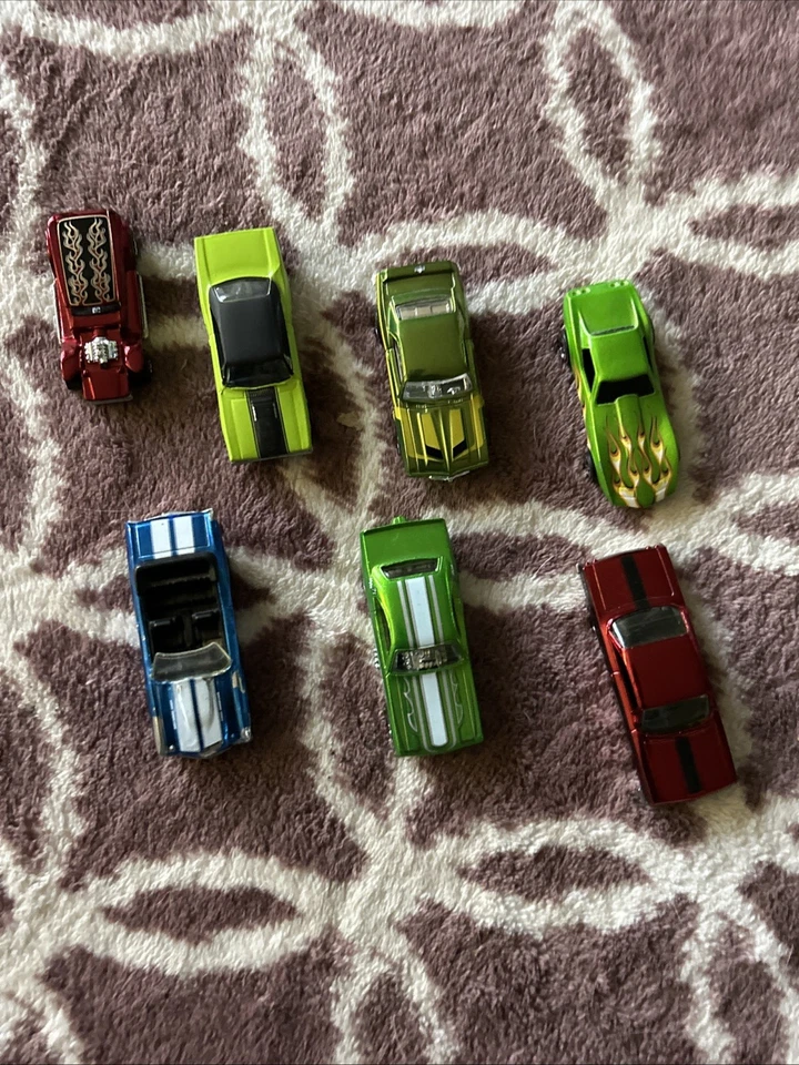 Lot of 8 Hot Wheels Red Line Tires Series 1:64 Various Years and Models. - Image 2 of 4