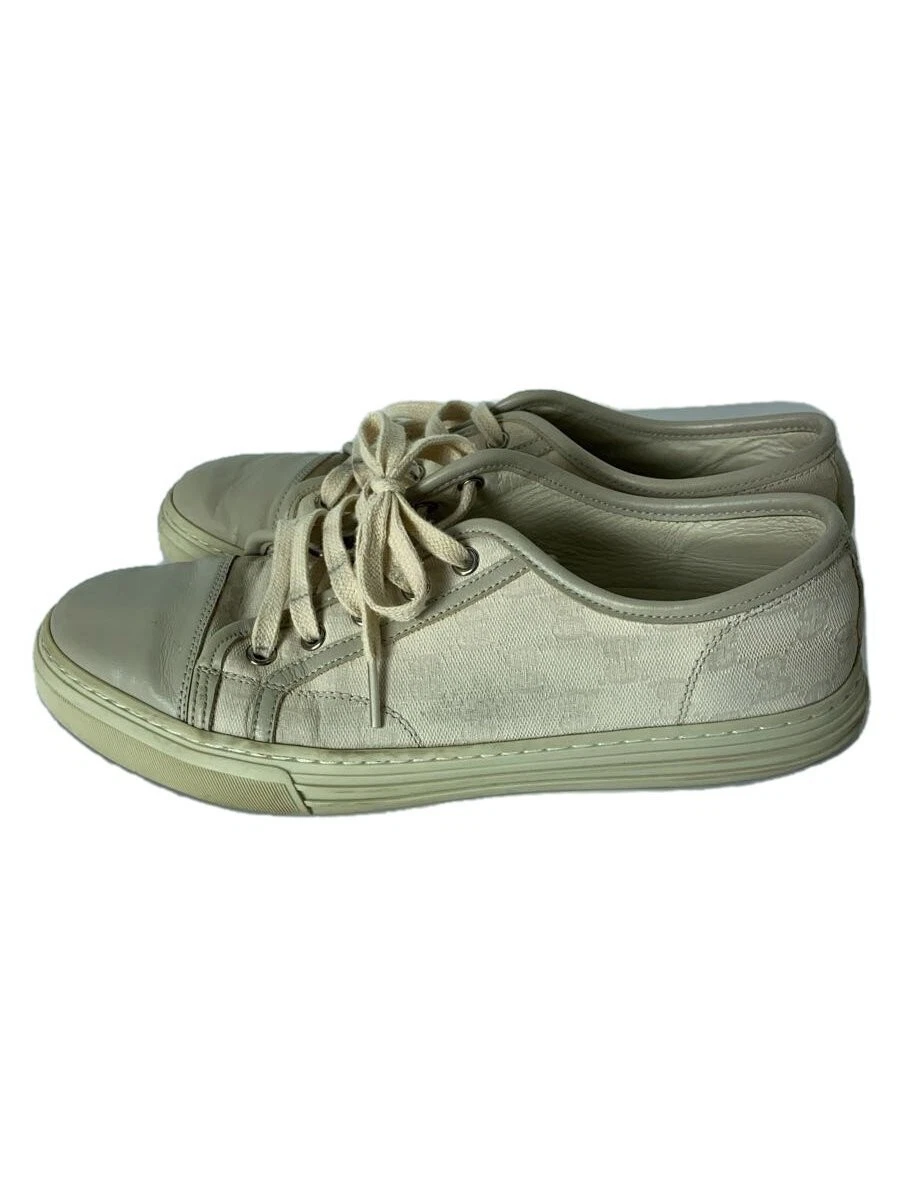 Baskets basses Gucci crème taille 6,5 toile occasion
