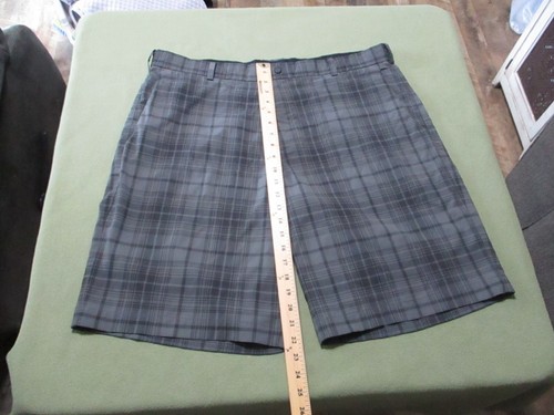 Nike Golfshorts Herren 40 grau schwarz kariert Performance Dri Fit Chino - Bild 3 von 7