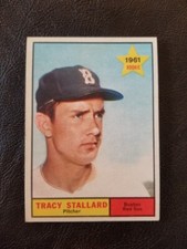 TRACY STALLARD 1961 TOPPS BASEBALL CARD #81 BOSTON RED SOX