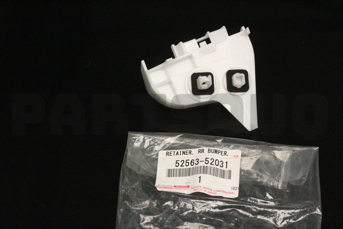 5256352031 Genuine Toyota RETAINER, REAR BUMPER, UPPER LH 52563