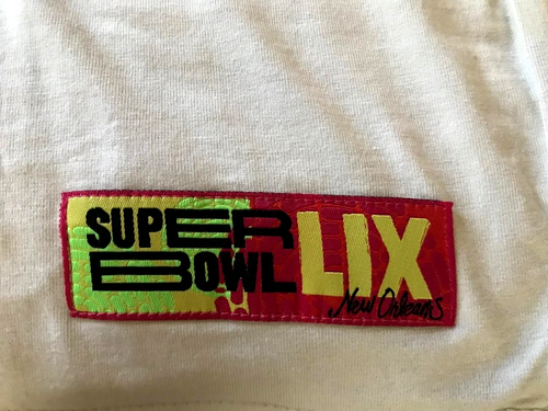 NFL Super Bowl LIX Nueva Orleans Ultra Juego Beige Camisa Gama Alta Talla 2XL - Imagen 5 de 5