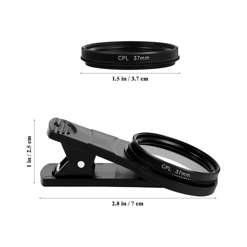 Universal Phone Camera Lens Circular Polarizer CPL Phone Lens - Photo 3 sur 12