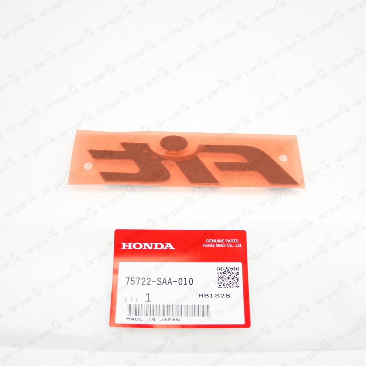 NEW GENUINE HONDA FIT GD2 JDM EMBLEM RED DOT 75722-SAA-010 | eBay
