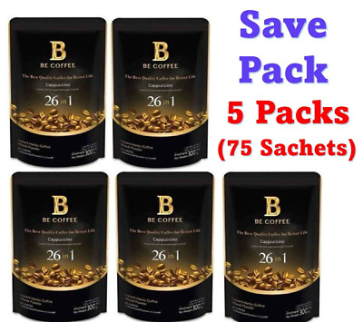 5x Be Coffee 26 in 1 Coffee Healthy Drink Lost Weight Control Sucralose Extract 