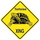 Tortoise Crossing Xing Sign New Turtle 14 3/8 x 14 3/8