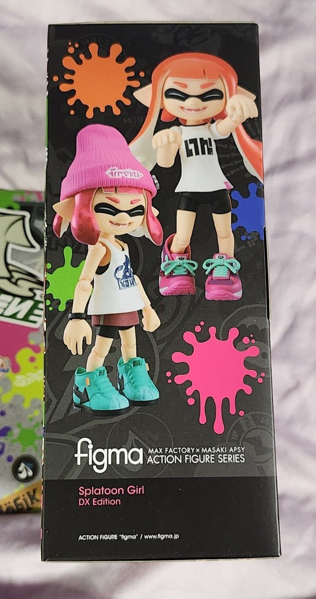 NEW Splatoon 2 Figma 400-DX Splatoon Inkling Girl DX Edition