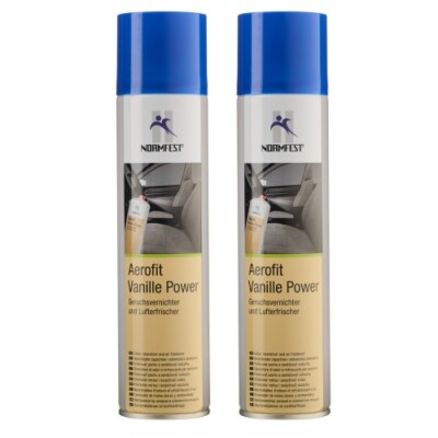 Normfest Aerofit Power   Geruchsvernichter & Lufterfrischer Vanille 2x 400 ml