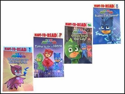 PJ Masks Ready-to-Read Value Pack (4 Books): Gekko Saves the City, Time t - GOOD