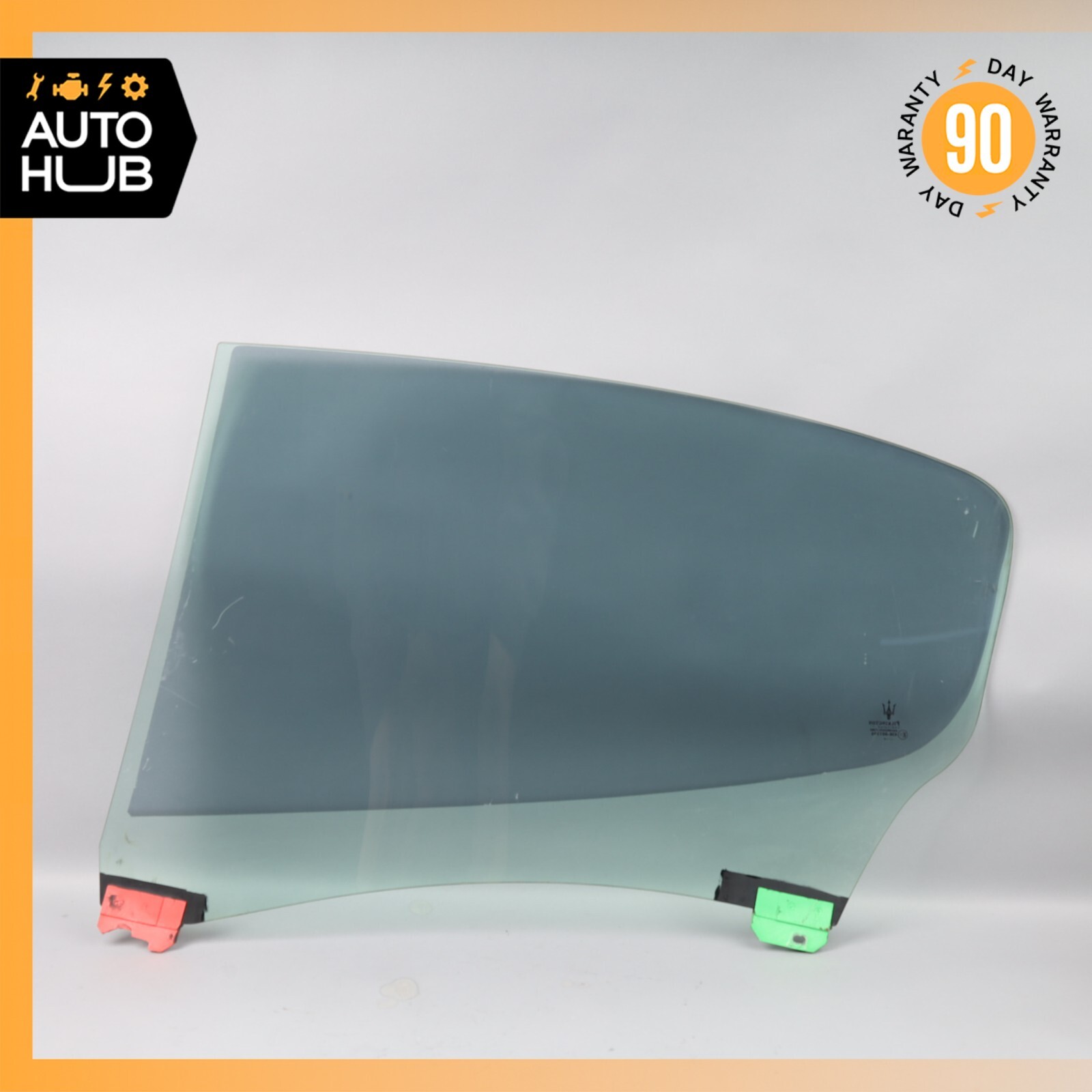 03-13 Maserati Quattroporte M139 Rear Right Passenger Side Door Window Glass OEM