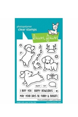 Lawn Fawn Set Timbri Trasparenti 3x4 – Hey Lady Con Coccinelle, Per Card Making E Scrapbooking