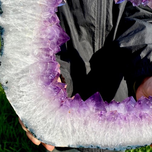12.11LB Natural amethyst cavity flake quartz crystal mineral specimen - 第 6/15 張圖片