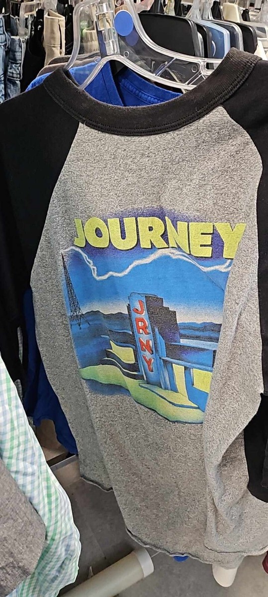 Vintage Journey Raised On Radio 1986 World Tour Raglan