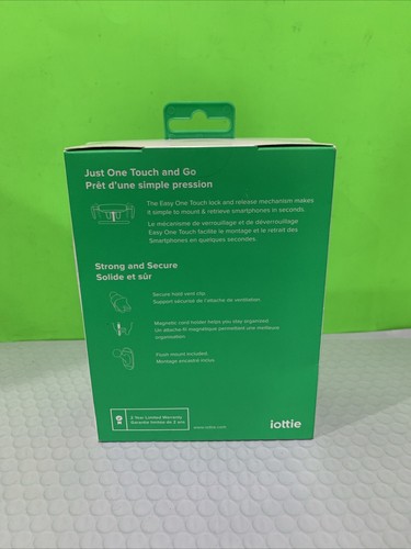 iOttie Easy One Touch 5 - Smartphone 2-in-1 Car Mount - Black Brand New - Picture 4 of 6
