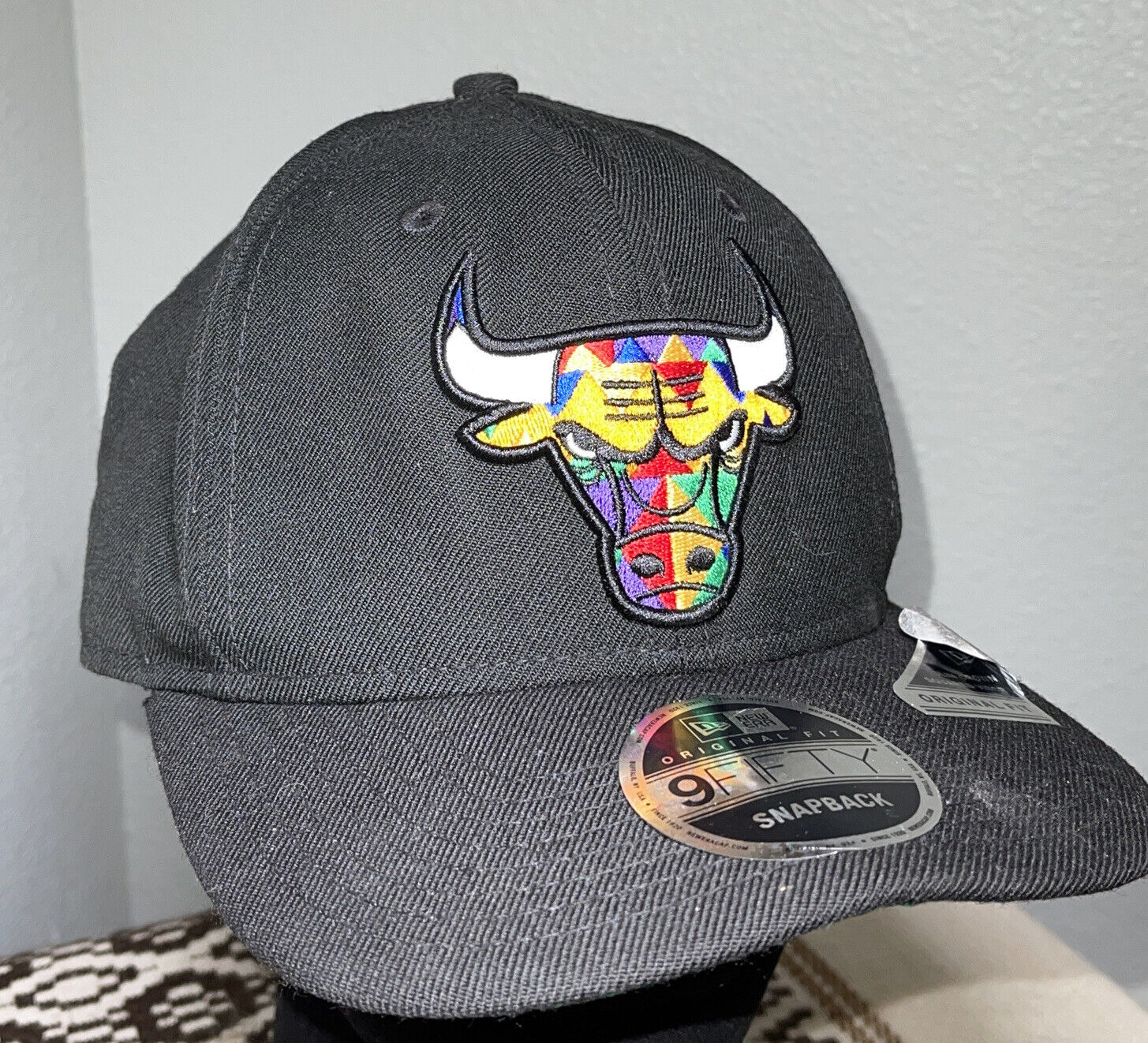 New Era snapback 9fifty Chicago Bulls multicolor With Tags Rare 