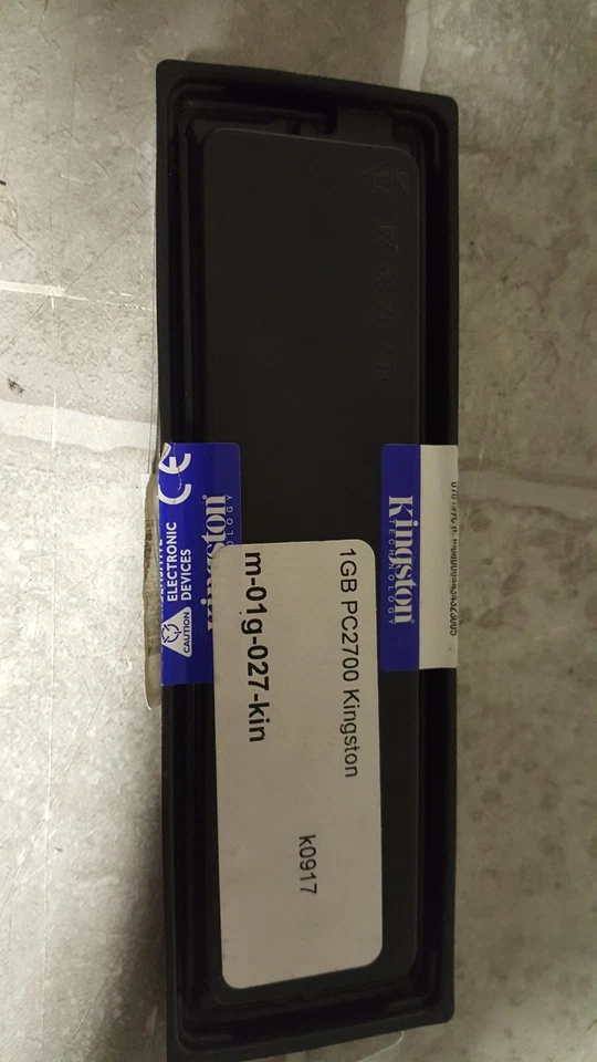 OPEN BOX Kingston 512MB PC2700 DDR DIMMs Memory Module 64WPD BRAVO ADP  - Image 3 of 4