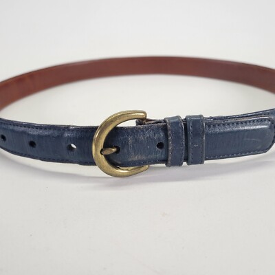 Coach Leather Belt Glove Tanned Cowhide 8400 Brass Buckle
