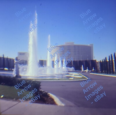 1970s 35mm Slide Caesar's Palace Las Vegas Fountains Statues #2630