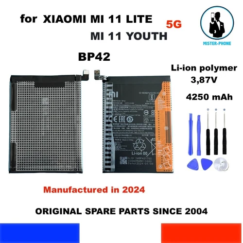 ORIGINAL BATTERY OEM Xiaomi BP42 XIAOMI Mi 11 LITE Mi 11 YOUTH 4250mAh ORIGINAL