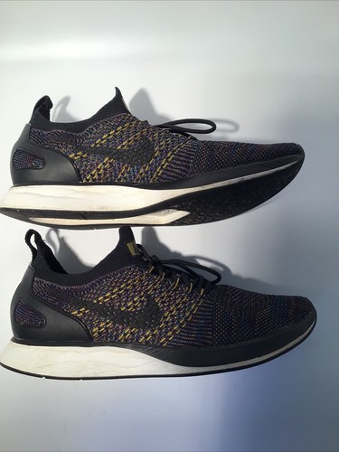 Nike Air Zoom Mariah Flyknit Racer Black Blue Gold Women's Size UK 6.5 Trainer - Picture 5 of 7