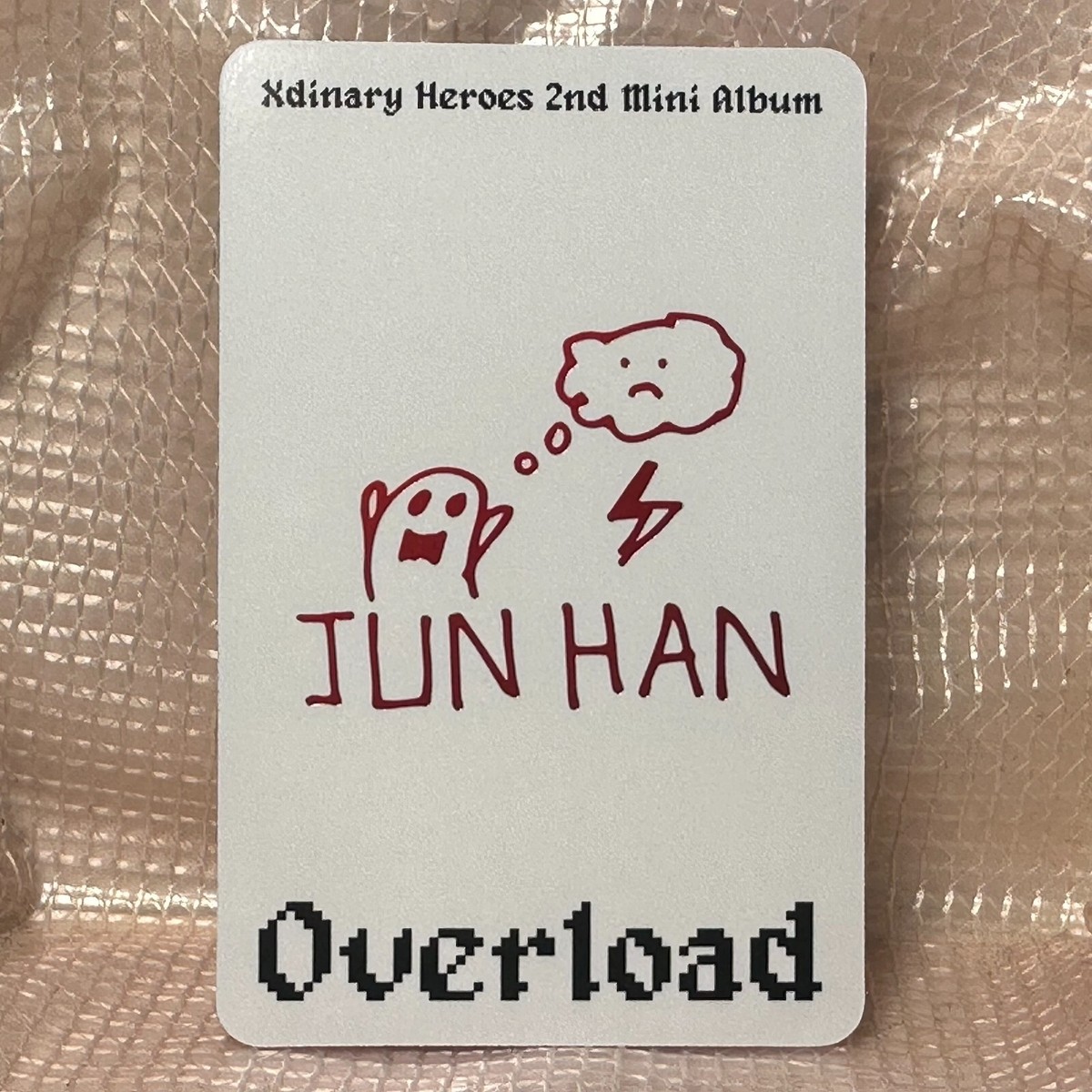 エクディズ ジュンハン トレカ Junhan Official Photocard