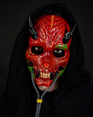 Japanese Demon ONI Mask | eBay