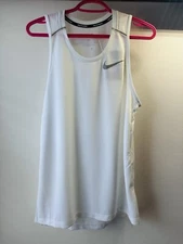 Men’s  Nike Running Dri Fit  Size S White