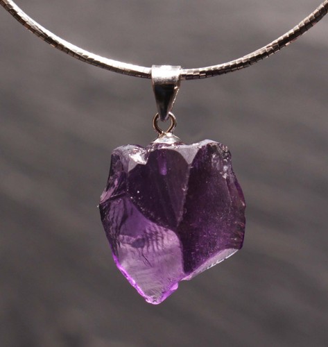 Colgante de piedras preciosas punta de cristal natural A-F plata 925 ojal único tesoro de piedra - Imagen 20 de 265